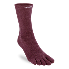 Injinji Liner Crew Wool Garnet