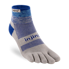 Injinji Trail Midweight Mini Crew Mens Neptune