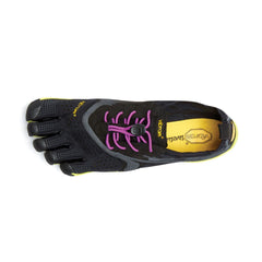 V-RUN Womens Black Yellow Purple