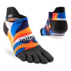 Injinji Run Light Weight Mens No Show Botanical (Artist Designed SS26)