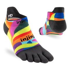 Injinji Run Light Weight Mens No Show Verdure (Artist Designed SS26)