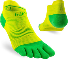 Injinji Run Light Weight No Show Mens Clover