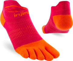 Injinji Run Light Weight No Show Womens Chilli