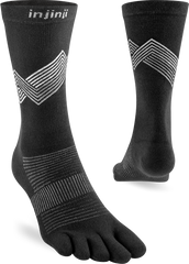Injinji Run Light Weight Crew Mens Black