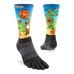 Injinji Artist Designed Hanna Trail Midweight Crew Women's Fox (AW25)