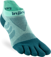 Injinji Ultra Run No Show Womens Glacier