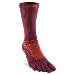 Injinji Ultra Run Crew Mens Mahagony