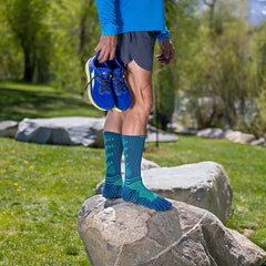 Injinji Ultra Run Crew Mens Poseidon