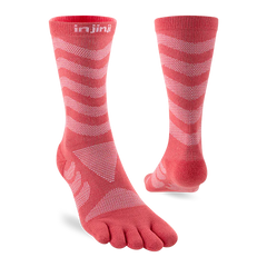 Injinji Ultra Run Crew Womens Coral