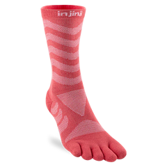 Injinji Ultra Run Crew Womens Coral