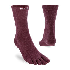Injinji Liner Crew Wool Garnet