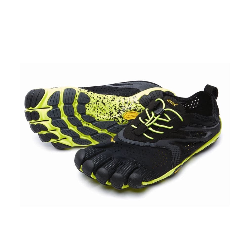 V-RUN Mens Black Yellow