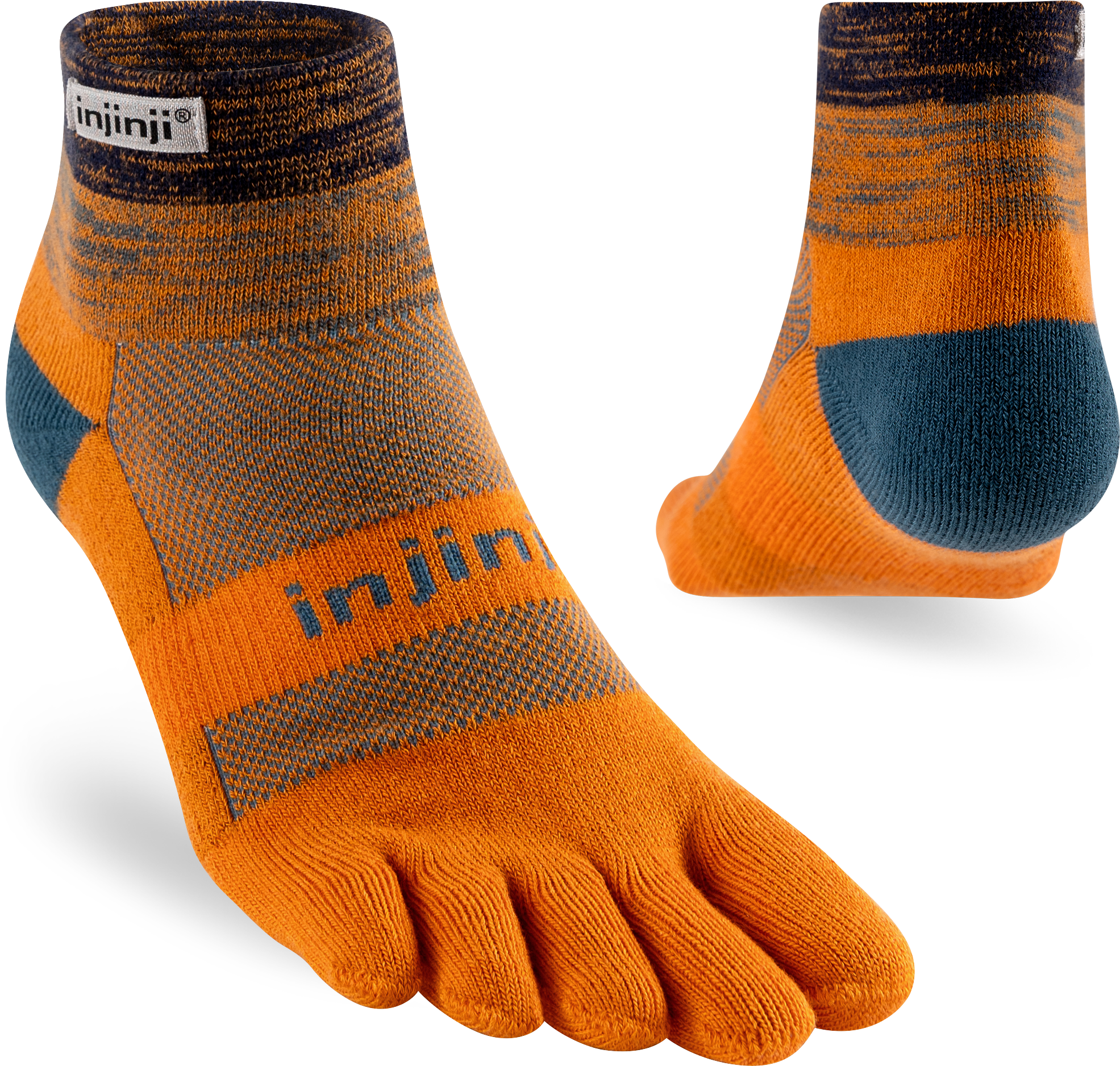 Injinji Trail Midweight Mini Crew Mens Harvest