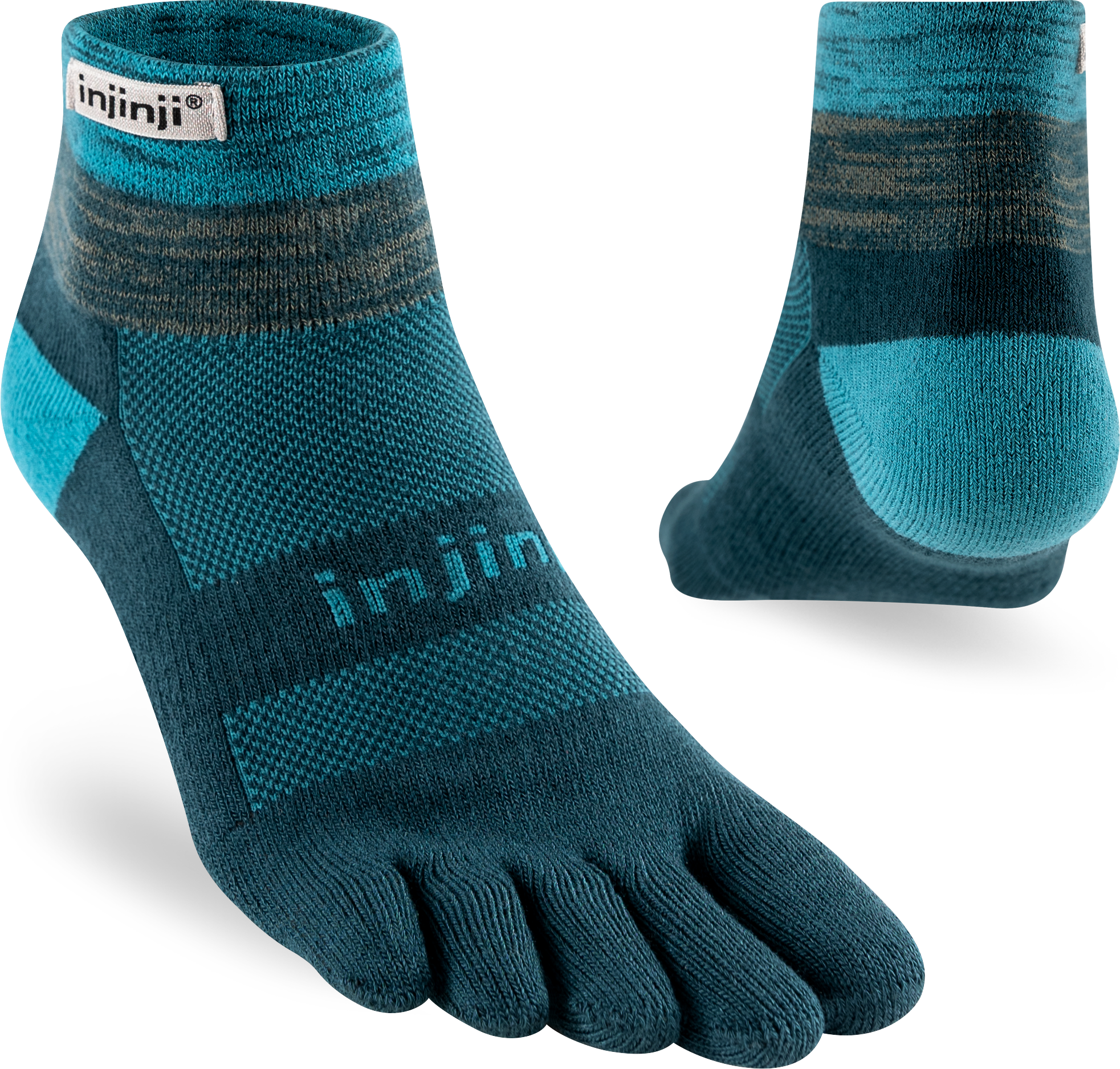 Injinji Trail Midweight Mini Crew Mens Midnight