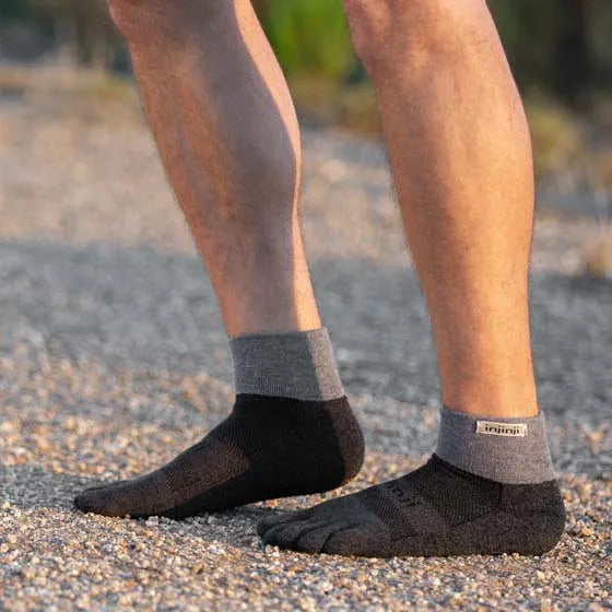 Injinji Trail Midweight Mini Crew Mens Granite