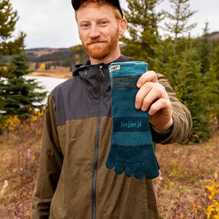 Injinji Trail Midweight Mini Crew Mens Midnight