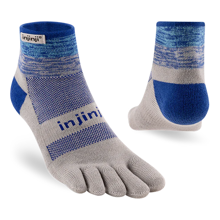 Injinji Trail Midweight Mini Crew Mens Neptune