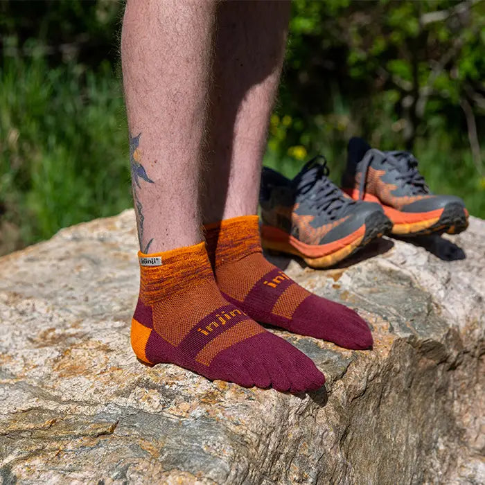 Injinji Trail Midweight Mini Crew Mens Solar