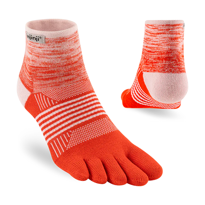 Injinji Trail Midweight Mini Crew Womens Hibiscus