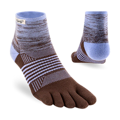Injinji Trail Midweight Mini Crew Womens Periwinkle