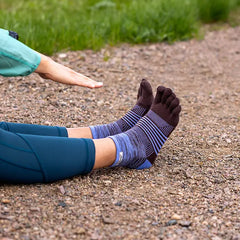Injinji Trail Midweight Mini Crew Womens Periwinkle