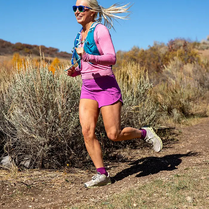 Injinji Trail Midweight Mini Crew Women's Violet