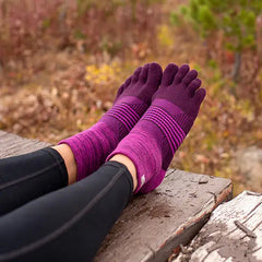 Injinji Trail Midweight Mini Crew Women's Violet