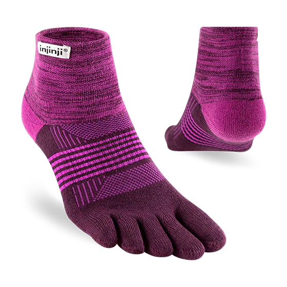 Injinji Trail Midweight Mini Crew Women's Violet