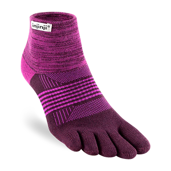 Injinji Trail Midweight Mini Crew Women's Violet