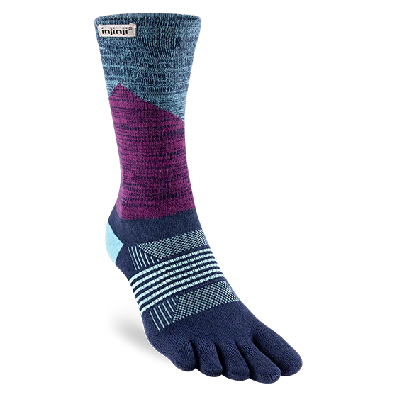 Injinji Trail Midweight Crew Women's Twighlight