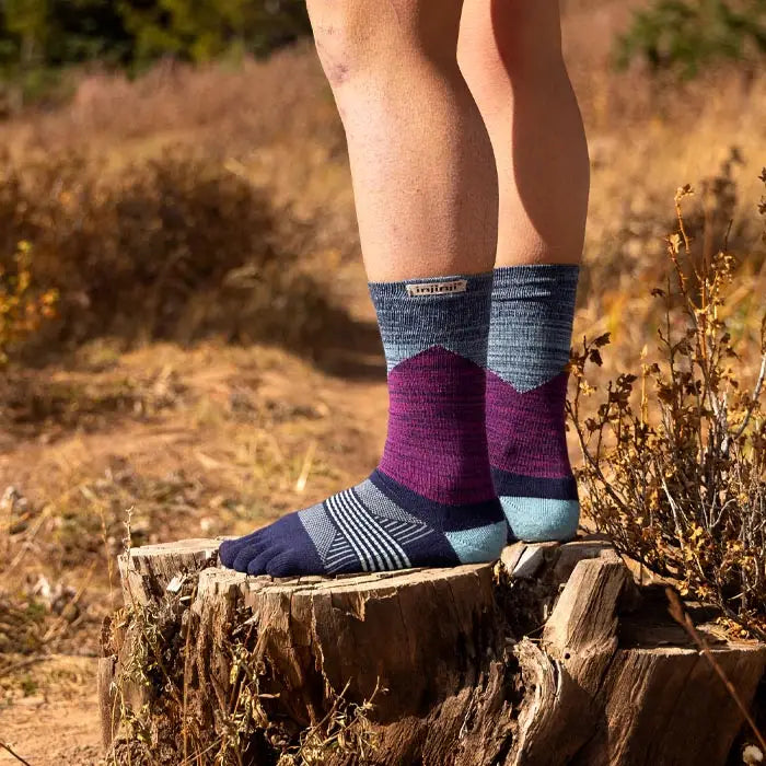 Injinji Trail Midweight Crew Women's Twighlight