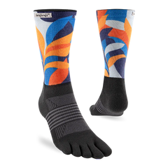 Injinji Trail Midweight Crew Womens Botanic (Artist Designed SS26)
