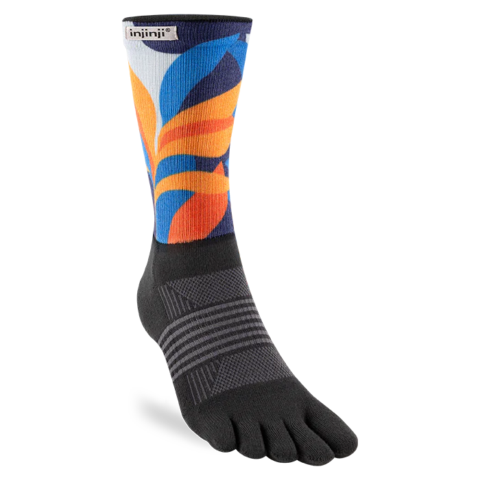 Injinji Trail Midweight Crew Womens Botanic (Artist Designed SS26)