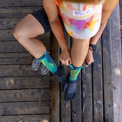 Injinji Trail Midweight Crew Womens Jungle (Artist Designed SS26)
