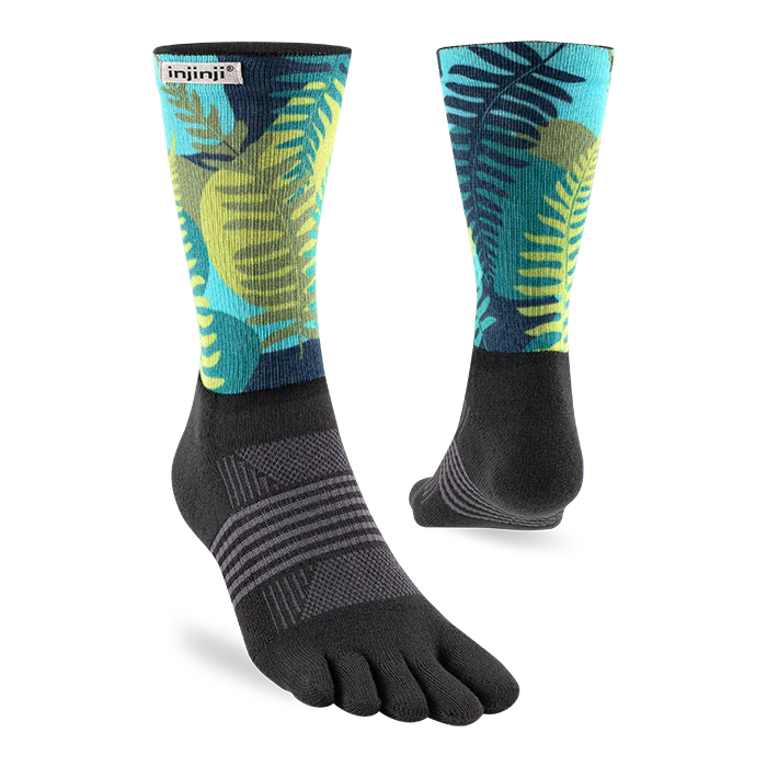 Injinji Trail Midweight Crew Mens Jungle (Artist Designed SS26)