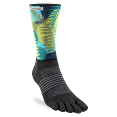 Injinji Trail Midweight Crew Mens Jungle (Artist Designed SS26)