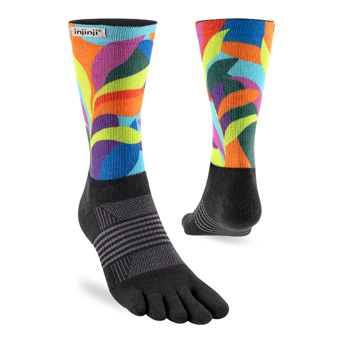 Injinji Trail Midweight Crew Mens Verdure (Artist Designed SS26)
