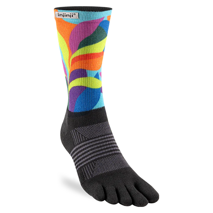 Injinji Trail Midweight Crew Womens Verdure (Artist Designed SS26)