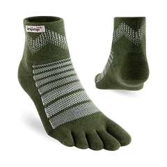 Injinji Outdoor Midweight Mini Crew Mens Forest