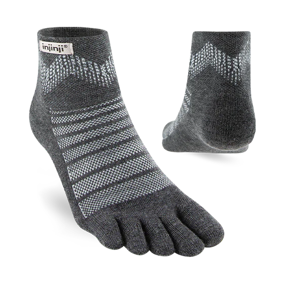 Injinji Outdoor Midweight Mini Crew Mens Slate