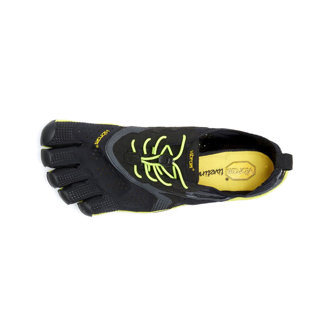 V-RUN Mens Black Yellow