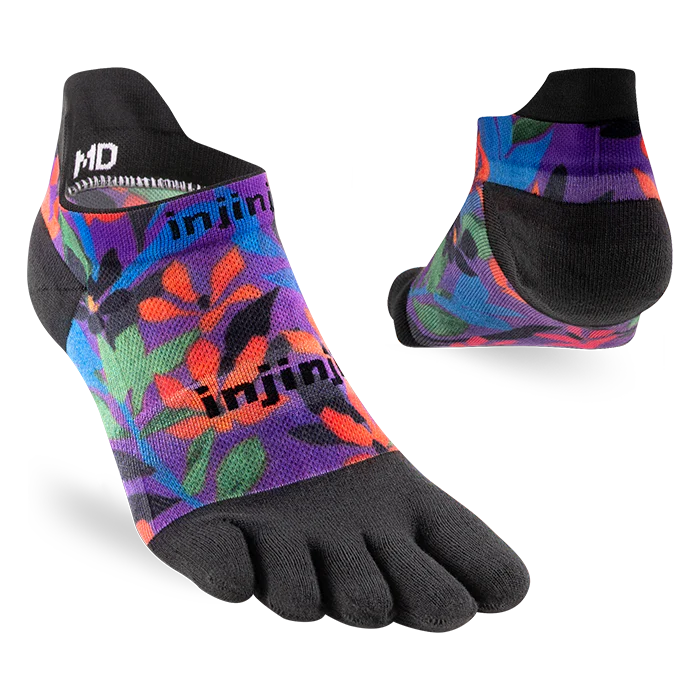 Injinji Run Light Weight Mens No Show Tropical (Artist Designed SS26)