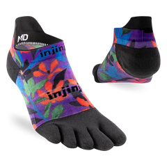 Injinji Run Light Weight Mens No Show Tropical (Artist Designed SS26)
