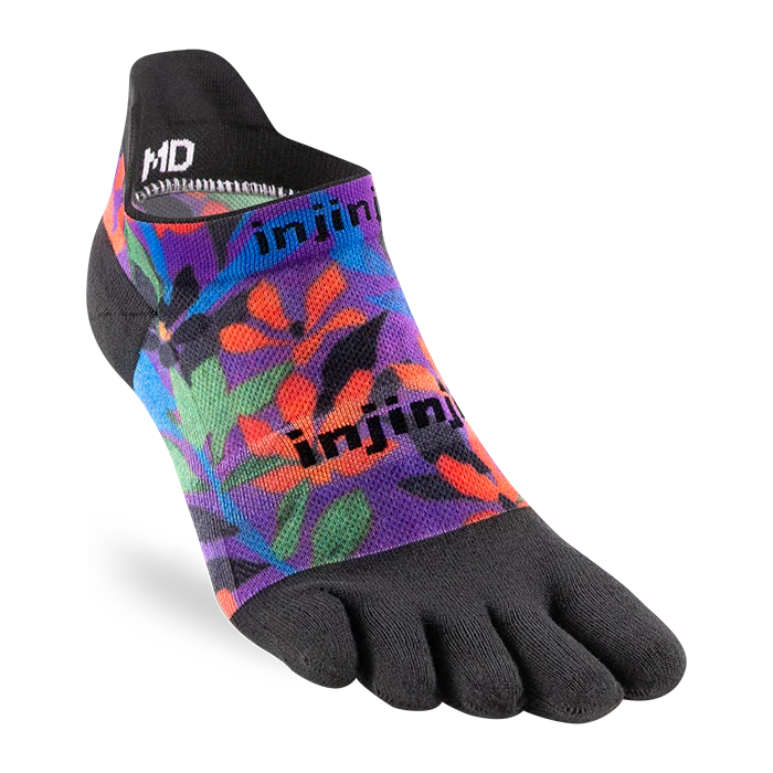 Injinji Run Light Weight Mens No Show Tropical (Artist Designed SS26)