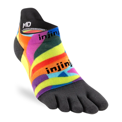 Injinji Run Light Weight Mens No Show Verdure (Artist Designed SS26)