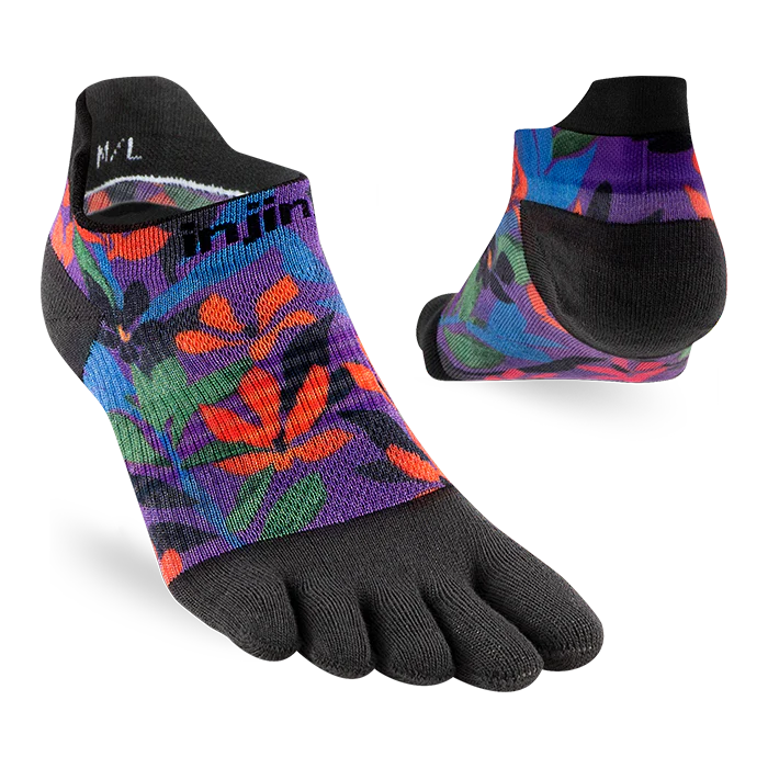 Injinji Run Light Weight No Show Womens Tropical (Artist Designed SS26)