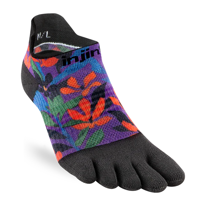 Injinji Run Light Weight No Show Womens Tropical (Artist Designed SS26)