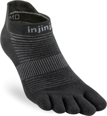 Injinji Run Light Weight No Show Mens Black