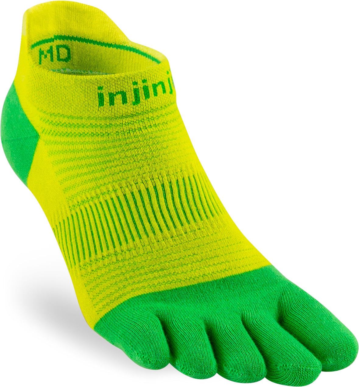 Injinji Run Light Weight No Show Mens Clover