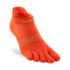 Injinji Run Light Weight No Show Mens Flame